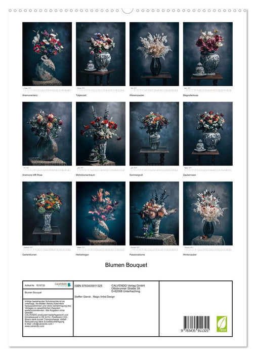 Blumen Bouquet (CALVENDO Premium Wandkalender 2025)