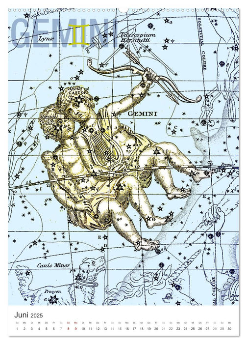 Sternzeichenkalender (CALVENDO Wandkalender 2025)