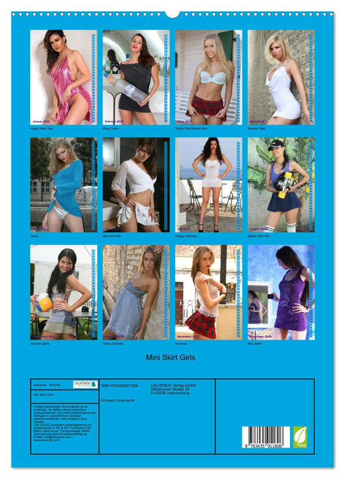 Mini Skirt Girls (CALVENDO Premium Wandkalender 2025)