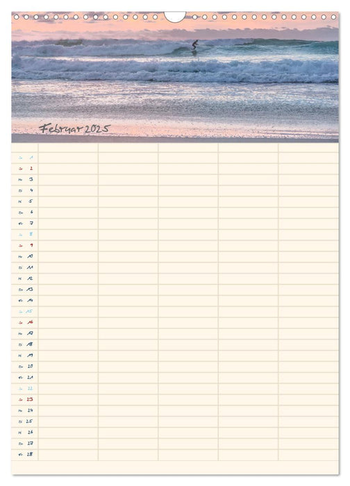 Mit Blick auf's Meer (CALVENDO Wandkalender 2025)