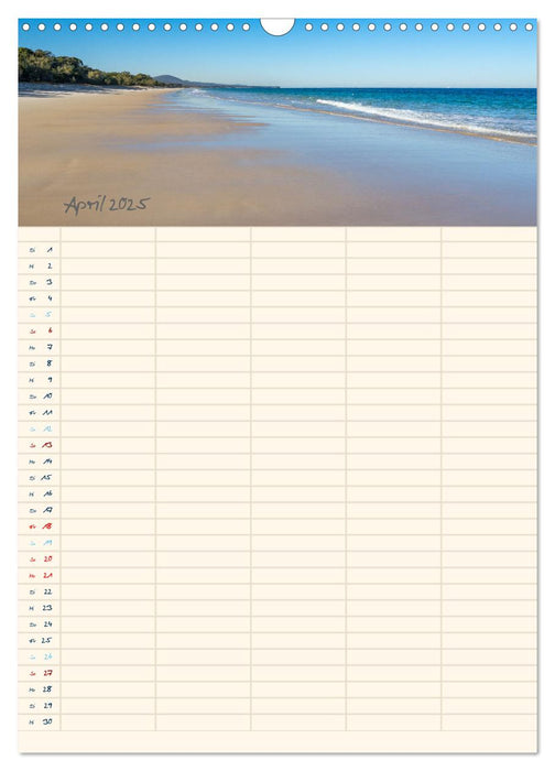 Mit Blick auf's Meer (CALVENDO Wandkalender 2025)