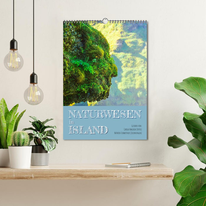 Naturwesen in Island (CALVENDO Wandkalender 2025)