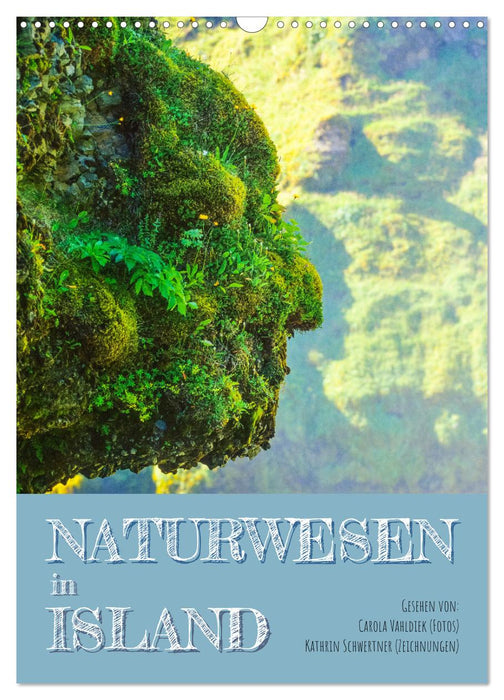 Naturwesen in Island (CALVENDO Wandkalender 2025)