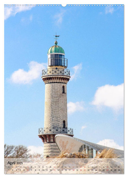 Hansestadt Rostock - Sehenswürdigkeiten der Ostseemetropole (CALVENDO Premium Wandkalender 2025)