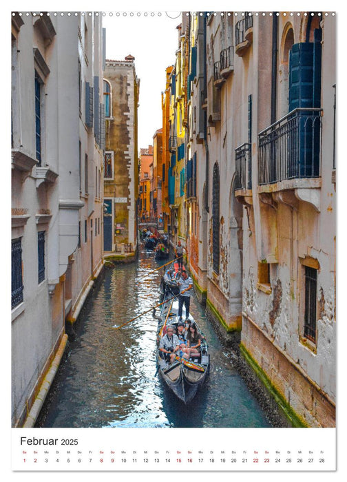 Venedig - Eine Stadt zum Verlieben. (CALVENDO Wandkalender 2025)