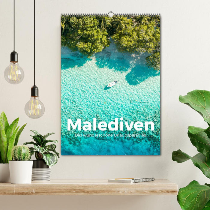 Malediven - Das wunderschöne Urlaubsparadies. (CALVENDO Wandkalender 2025)