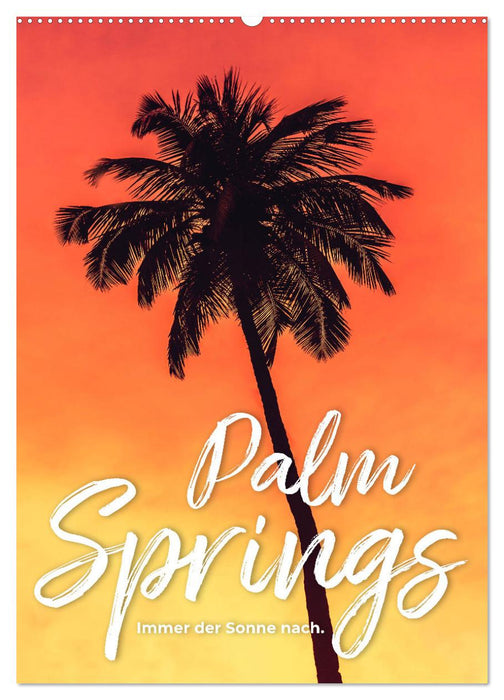 Palm Springs - Immer der Sonne nach. (CALVENDO Wandkalender 2025)