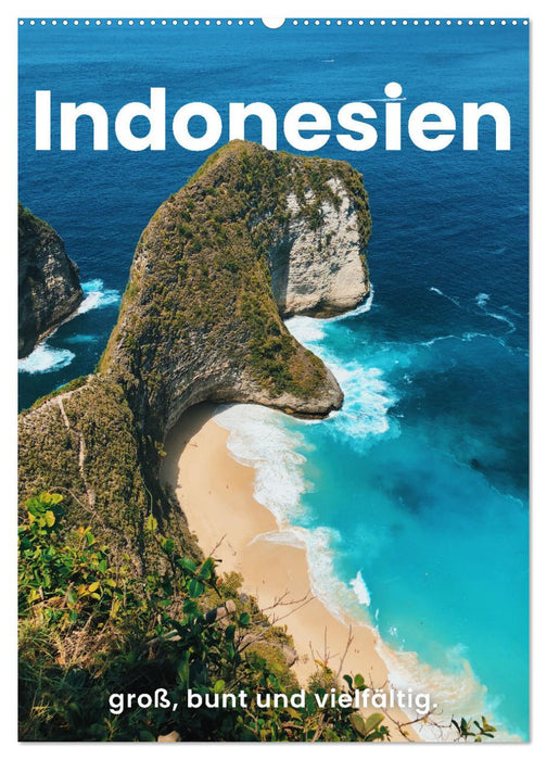 Indonesien - groß, bunt und vielfältig. (CALVENDO Wandkalender 2025)