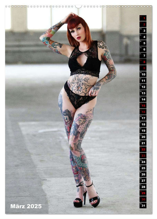 Beauty Tattoo 2025 (CALVENDO Premium Wandkalender 2025)