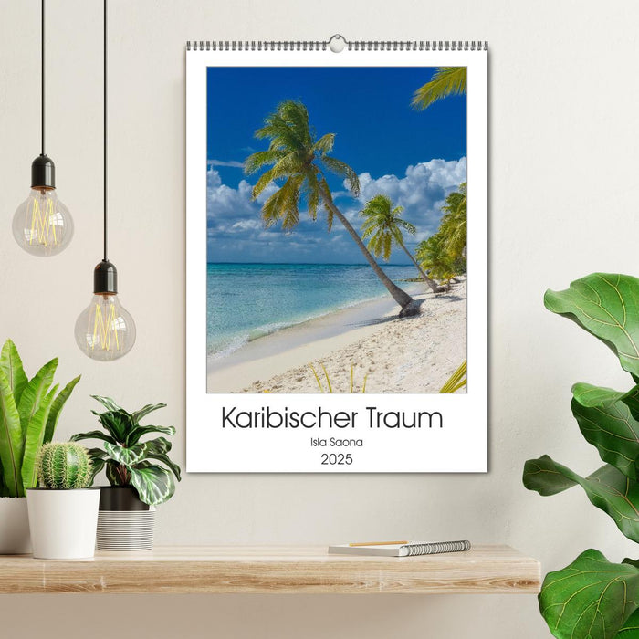 Karibischer Traum Isla Saona (CALVENDO Wandkalender 2025)