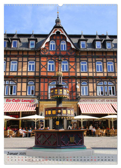 Wernigerode und Stolberg im Harz (CALVENDO Wandkalender 2025)