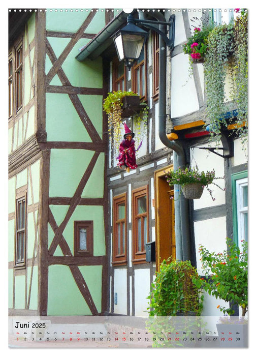 Wernigerode und Stolberg im Harz (CALVENDO Wandkalender 2025)