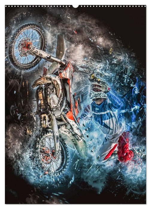 Motocross - einfach faszinierend (CALVENDO Premium Wandkalender 2025)