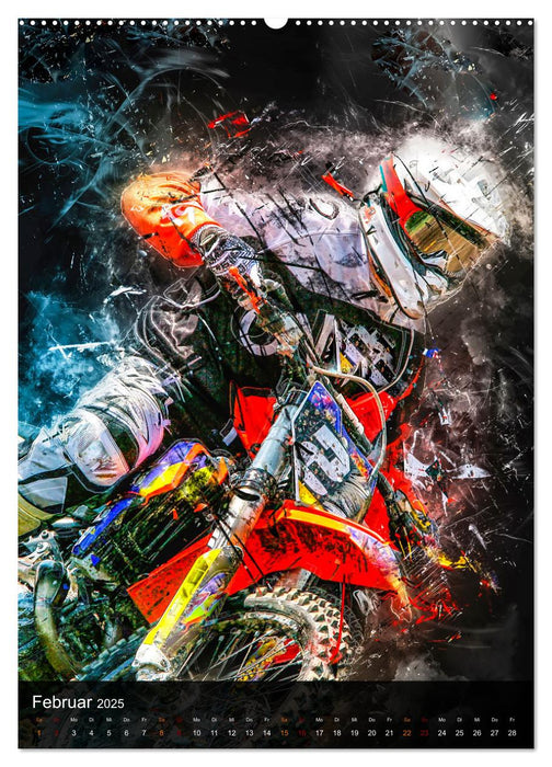 Motocross - einfach faszinierend (CALVENDO Premium Wandkalender 2025)