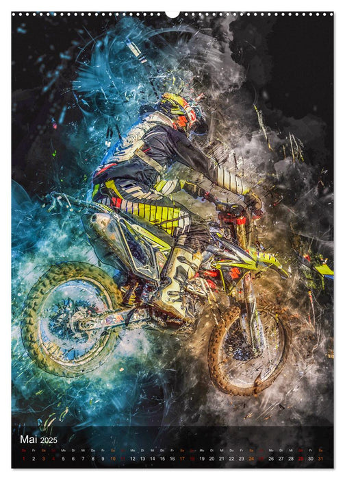 Motocross - einfach faszinierend (CALVENDO Premium Wandkalender 2025)