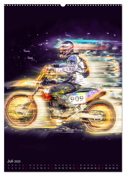 Motocross - einfach faszinierend (CALVENDO Premium Wandkalender 2025)