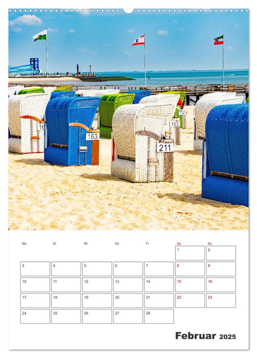 Insel Föhr - Urlaubsplaner (CALVENDO Wandkalender 2025)