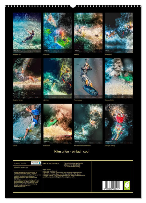 Kitesurfen - einfach cool (CALVENDO Premium Wandkalender 2025)