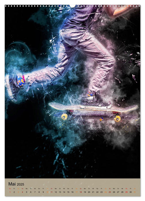 Skateboarding - einfach cool (CALVENDO Premium Wandkalender 2025)