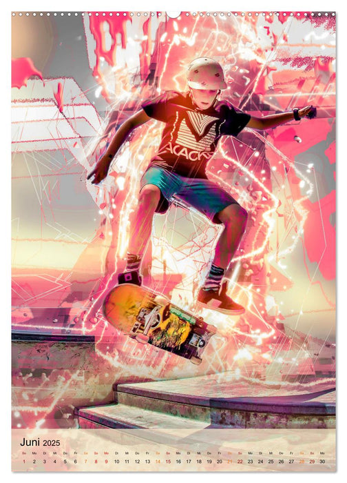 Skateboarding - einfach cool (CALVENDO Premium Wandkalender 2025)