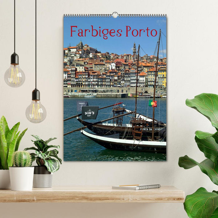 Farbiges Porto (CALVENDO Wandkalender 2025)