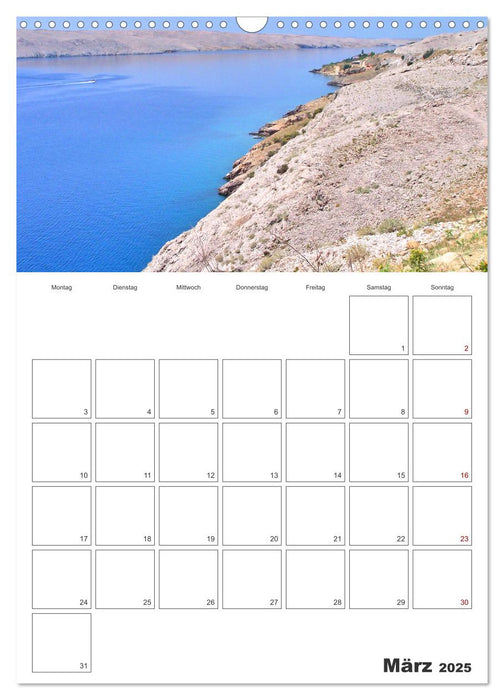 Kroatien Impressionen (CALVENDO Wandkalender 2025)