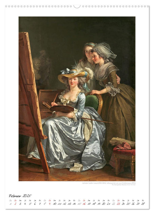 Alte Meisterinnen - Künstlerinnen des 17. und 18. Jahrhunderts (CALVENDO Wandkalender 2025)