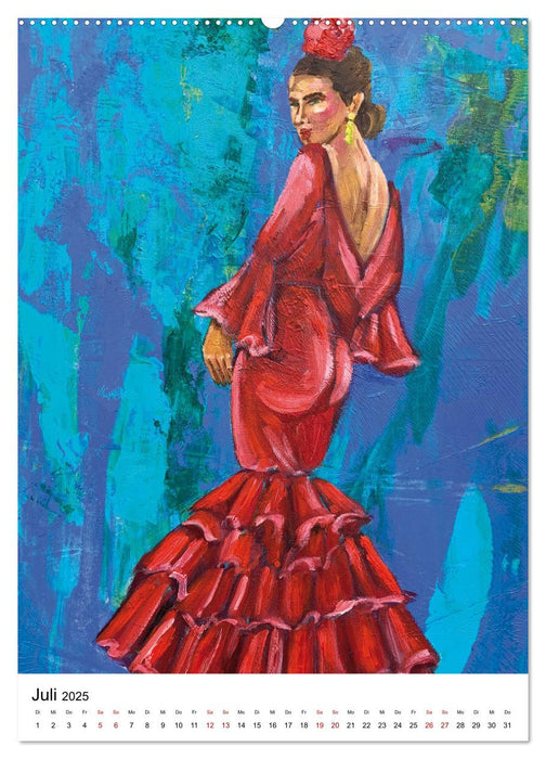 FLAMENCAS (CALVENDO Premium Wandkalender 2025)