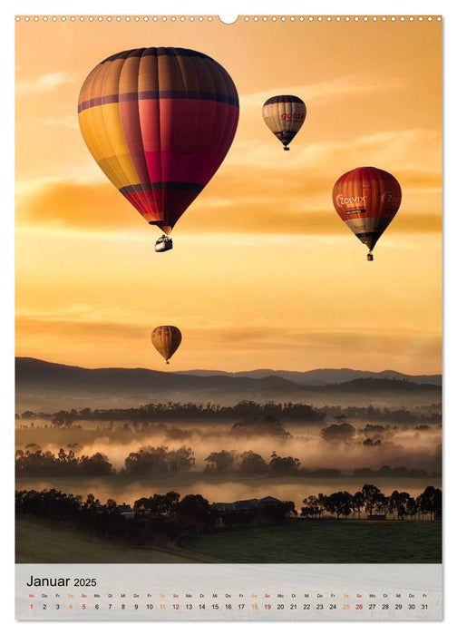 Ballon fahren - mein Traum (CALVENDO Premium Wandkalender 2025)