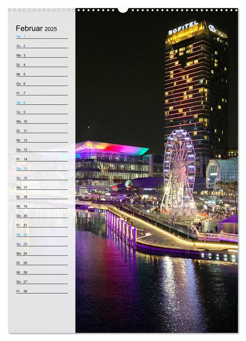 Australien mit Planer (CALVENDO Premium Wandkalender 2025)