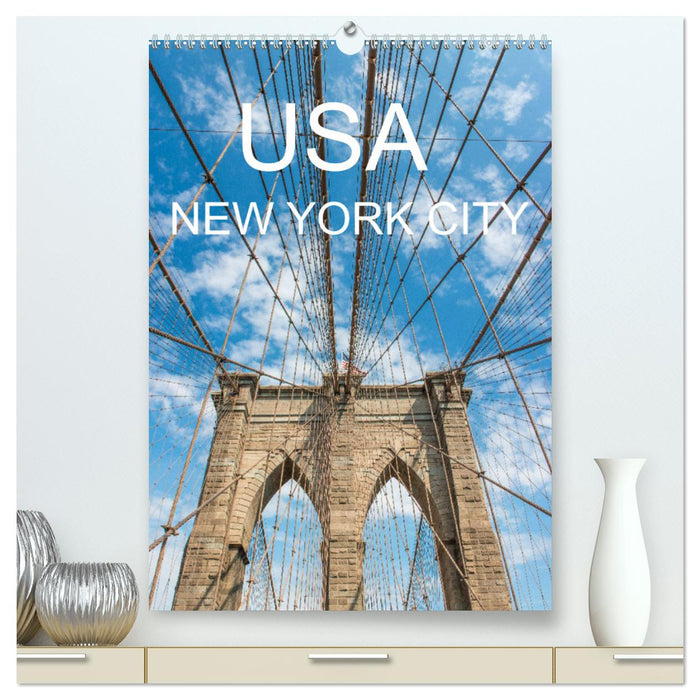 USA - New York City (CALVENDO Premium Wandkalender 2025)