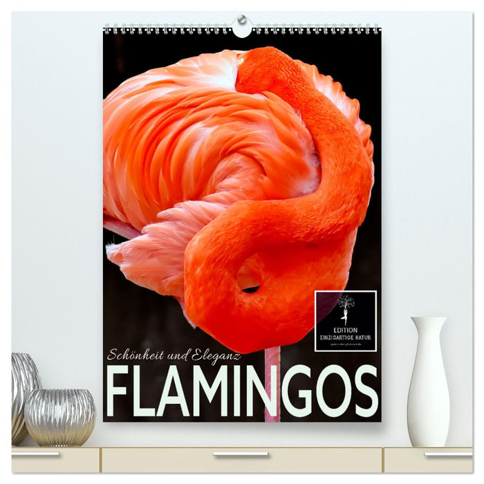 Flamingos - Eleganz und Schönheit (CALVENDO Premium Wandkalender 2025)