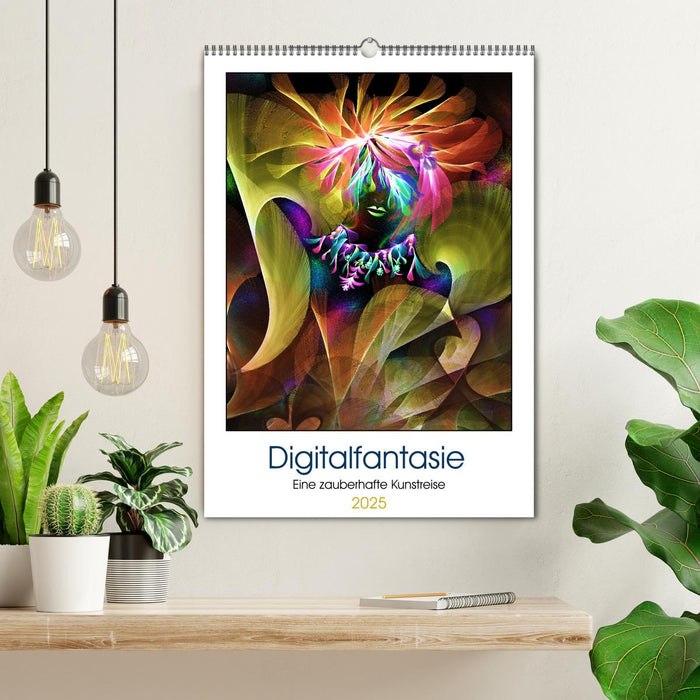 Digitalfantasie (CALVENDO Wandkalender 2025)