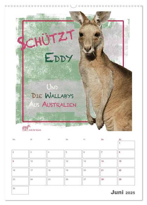 Schützt Dany und seine einzigartigen Freunde (CALVENDO Wandkalender 2025)