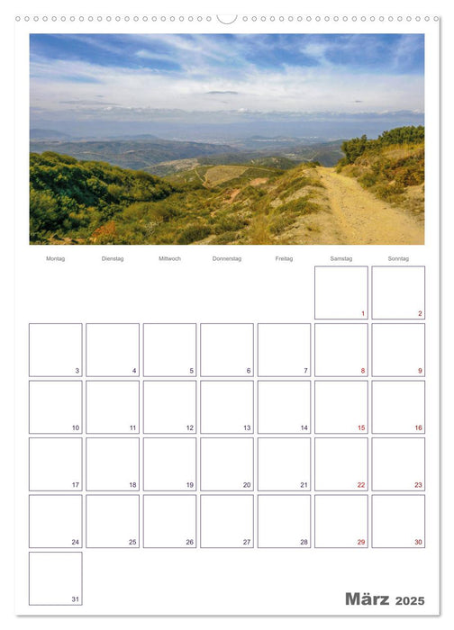 Mein Weg nach Santiago de Compostela (CALVENDO Wandkalender 2025)