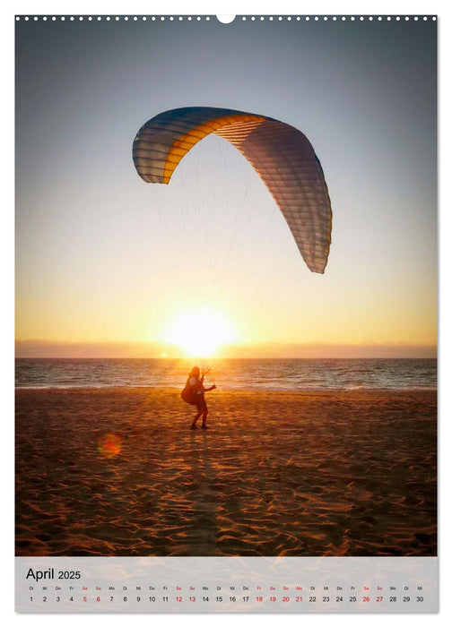 Paragliding - einfach Spaß (CALVENDO Premium Wandkalender 2025)