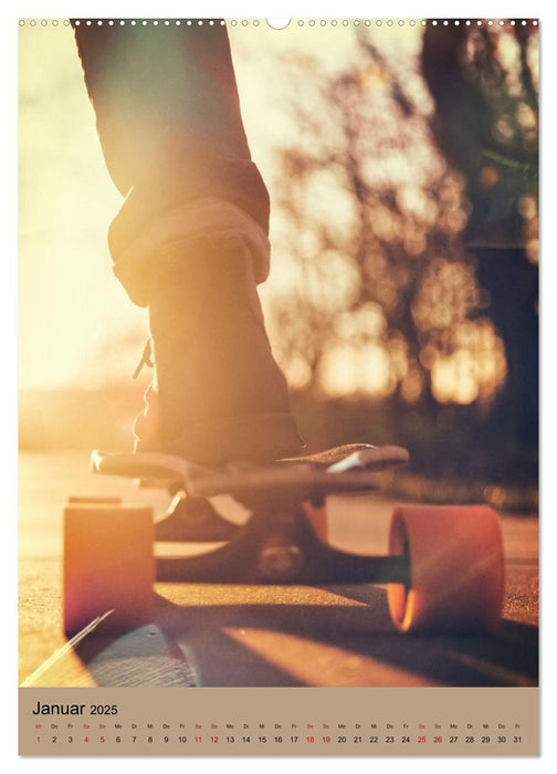 Skateboarding - einfach Spaß (CALVENDO Premium Wandkalender 2025)