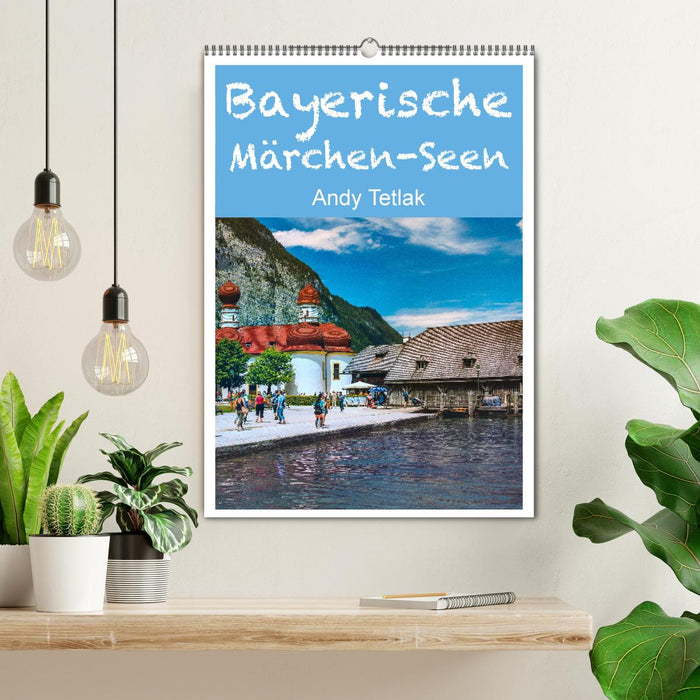 Bayerische Märchen-Seen (CALVENDO Wandkalender 2025)