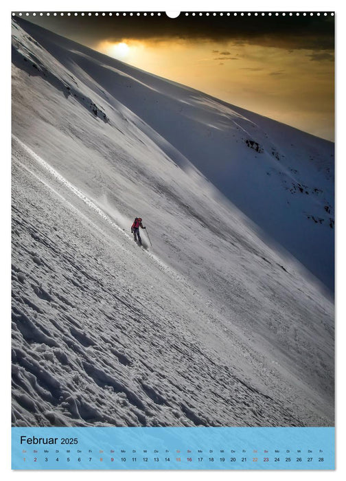 Endlich wieder Skifahren (CALVENDO Premium Wandkalender 2025)