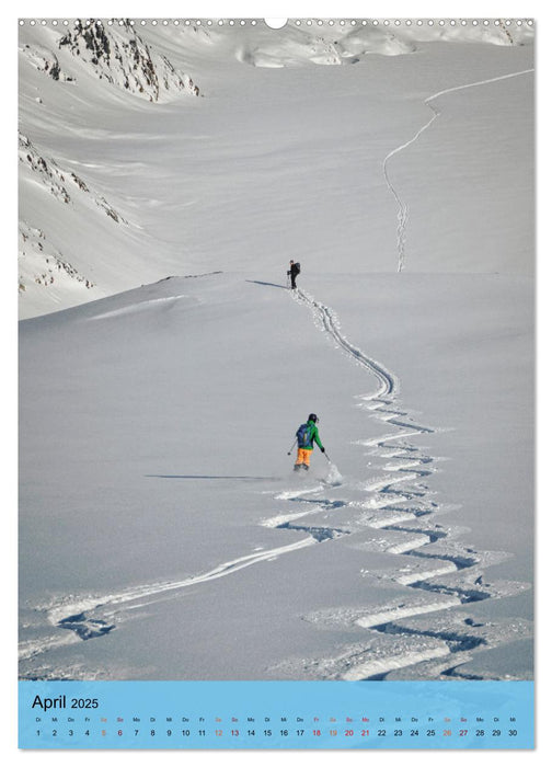 Endlich wieder Skifahren (CALVENDO Premium Wandkalender 2025)