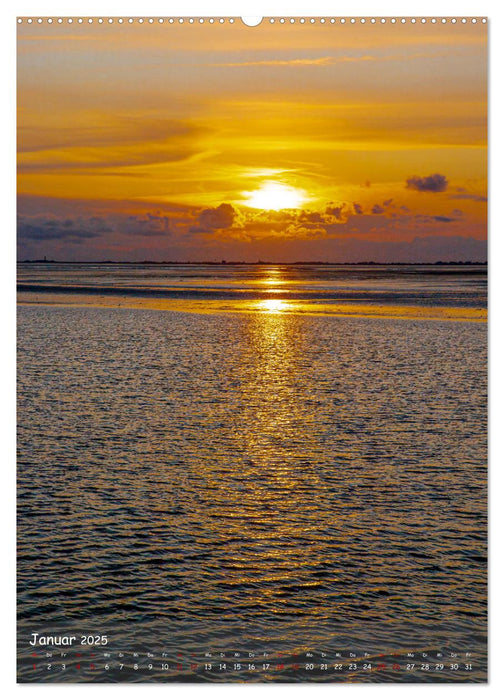 Nordfriesland, Zwischen St. Peter Ording und Sylt (CALVENDO Premium Wandkalender 2025)