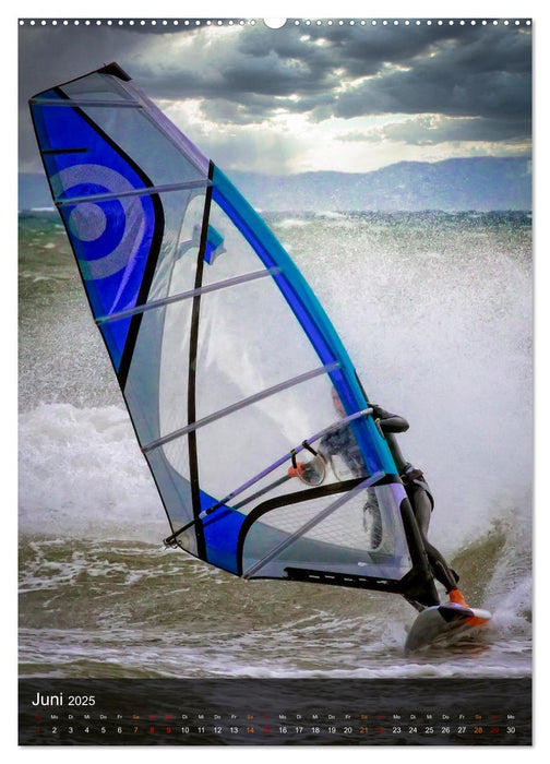 Windsurfing - Wind und Wellen (CALVENDO Premium Wandkalender 2025)