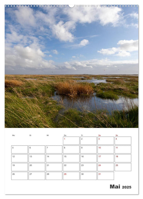 Sankt Peter-Ording Sonne, Strand und Meer (CALVENDO Wandkalender 2025)