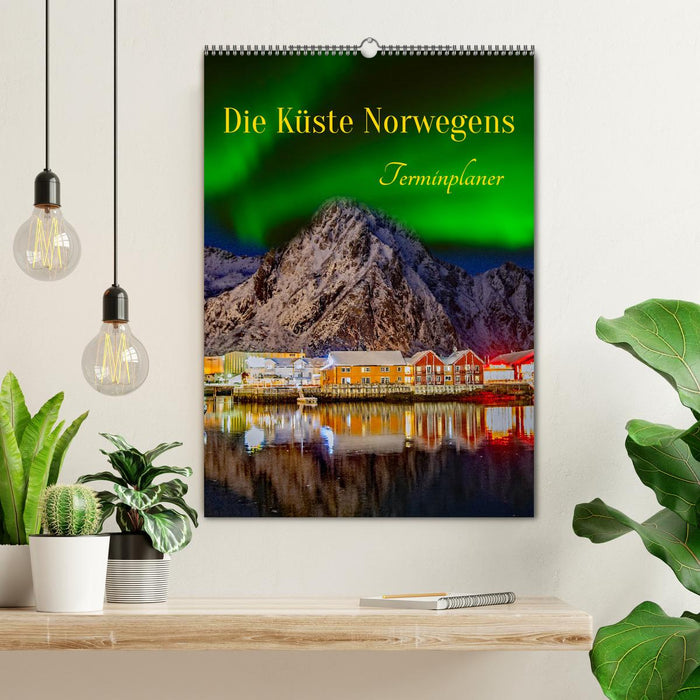 Die Küste Norwegens - Terminplaner (CALVENDO Wandkalender 2025)