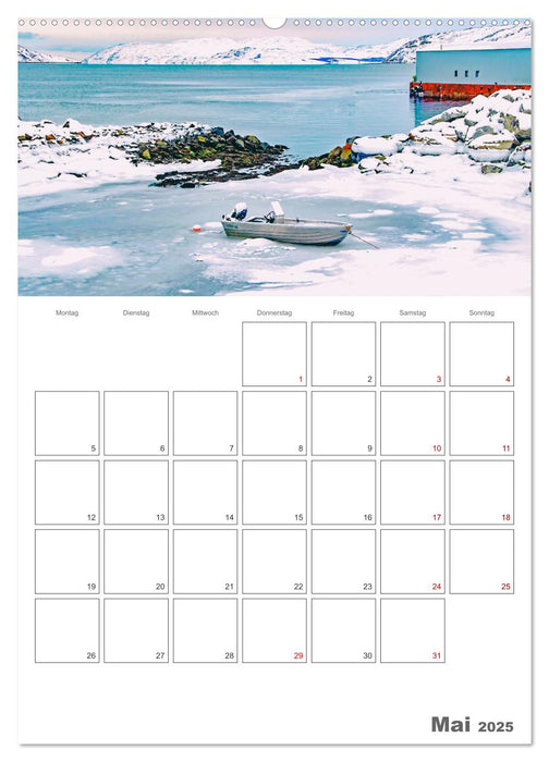 Die Küste Norwegens - Terminplaner (CALVENDO Wandkalender 2025)