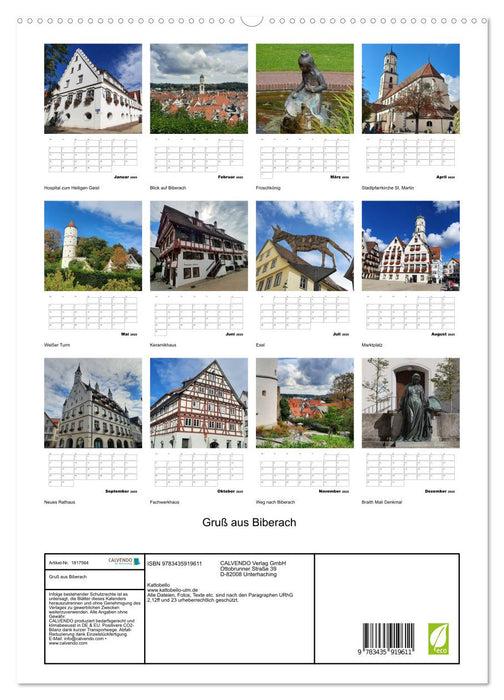 Gruß aus Biberach (CALVENDO Premium Wandkalender 2025)