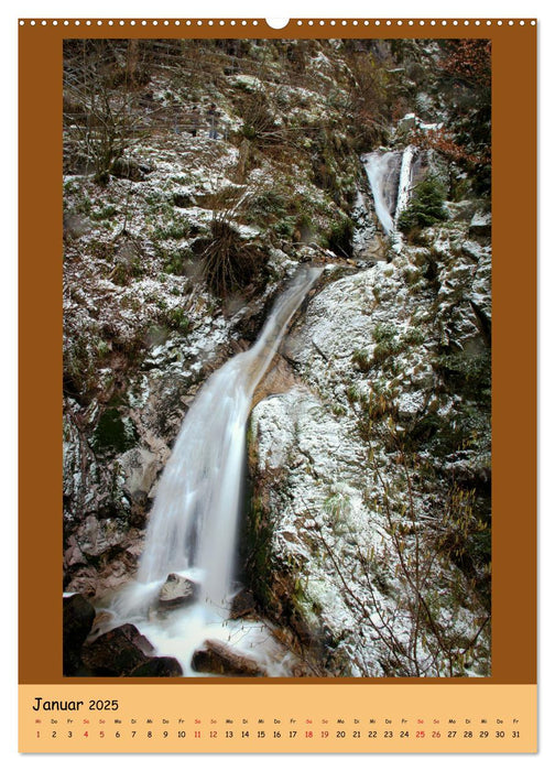 Schwarzwald Wasserfälle (CALVENDO Wandkalender 2025)