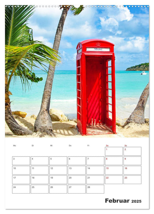 Reise durch Mittelamerika - Urlaubsplaner (CALVENDO Premium Wandkalender 2025)