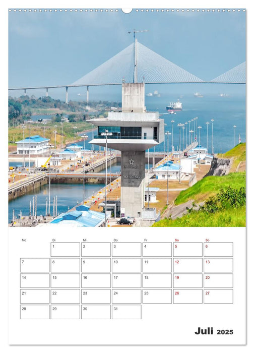 Reise durch Mittelamerika - Urlaubsplaner (CALVENDO Premium Wandkalender 2025)