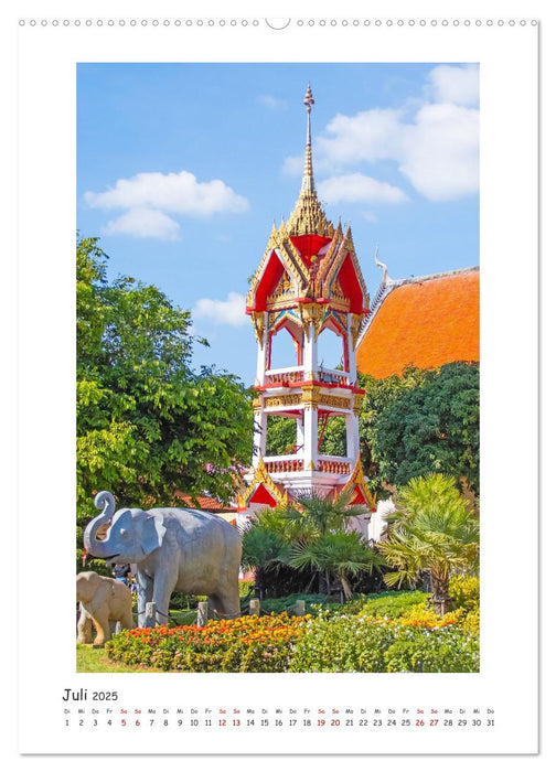 Buddhistischer Tempel - Wat Chalong (CALVENDO Premium Wandkalender 2025)